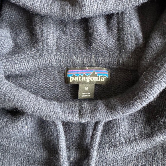 Patagonia Recycled Wool Hoody Pullover - Men's Large Navy - Picture 4 of 4